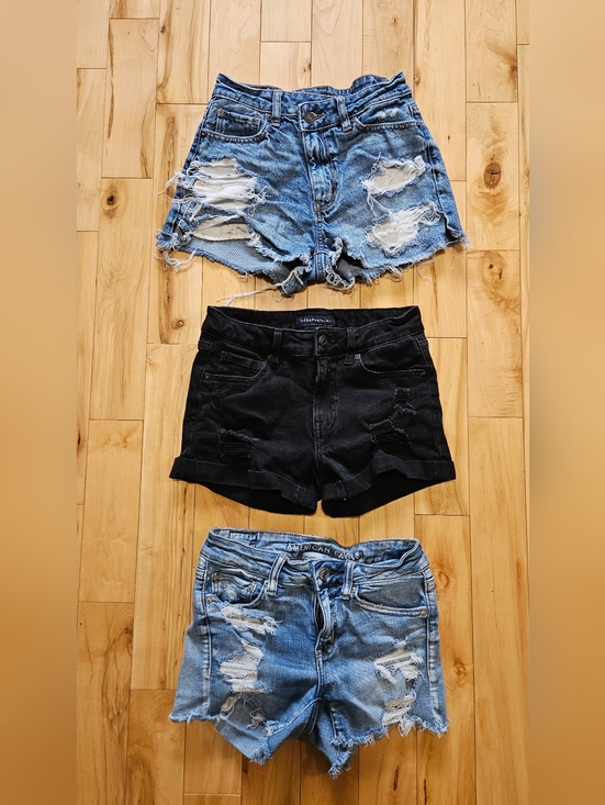 American Eagle Outfitters Pants - 3 Pairs! American EAGLE & AEROPOSTALE SHORTS 0/2
